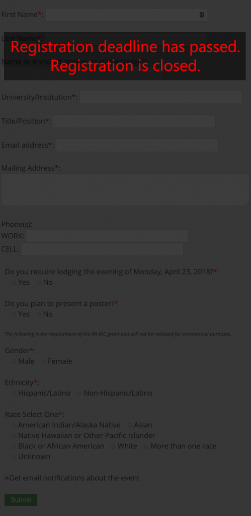 deadline has passed email